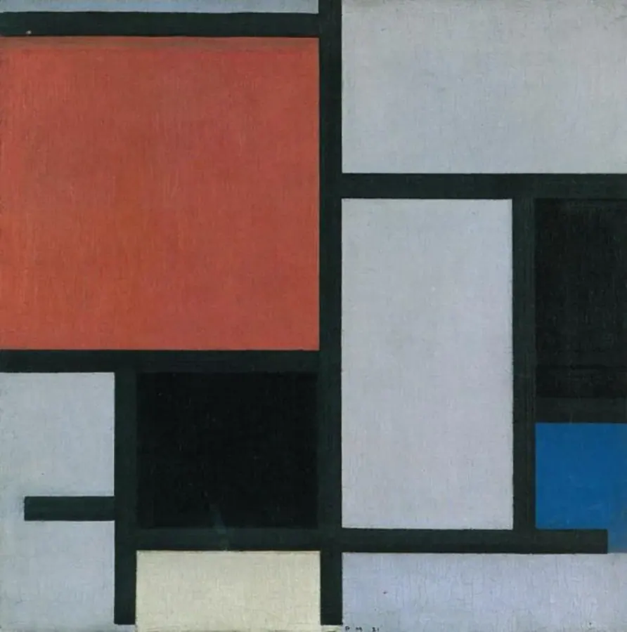Composition with Red, Blue, Black, Yellow, and Gray — Museum of Modern Art